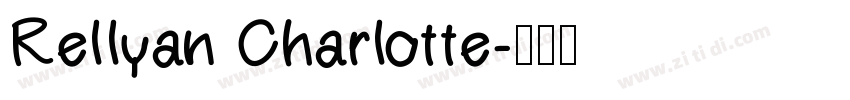 Rellyan Charlotte字体转换